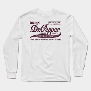 Dr. Pepper - King of Beverages Long Sleeve T-Shirt